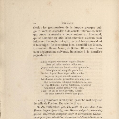 24 x 16.5 cm; 2 s.p. + 123 p. + 6 s.p. + 1 insert, l. 1 bookplate CPC on recto, p. [1] “Nicolas Sofianos”, p. [2] title p